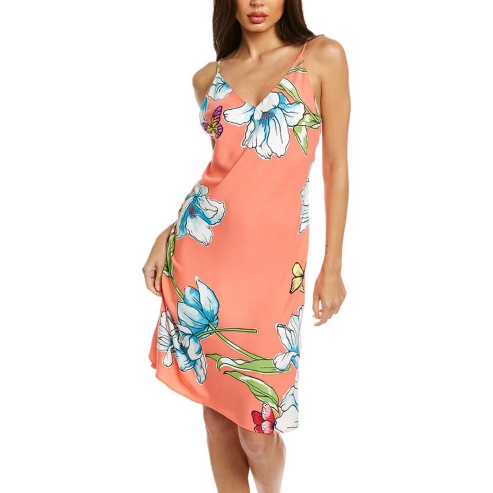 Natori wild poppy chemise orange